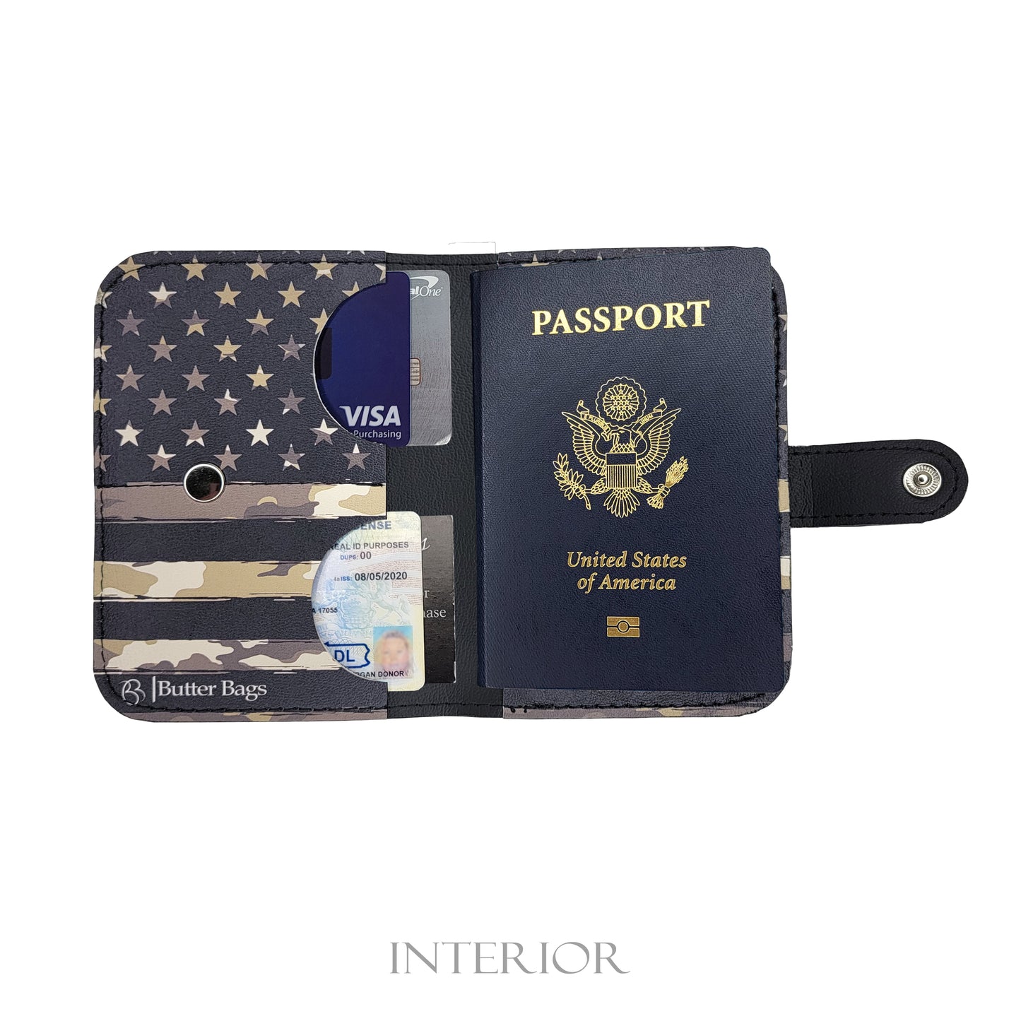 Passport Holder- Patriot Flag
