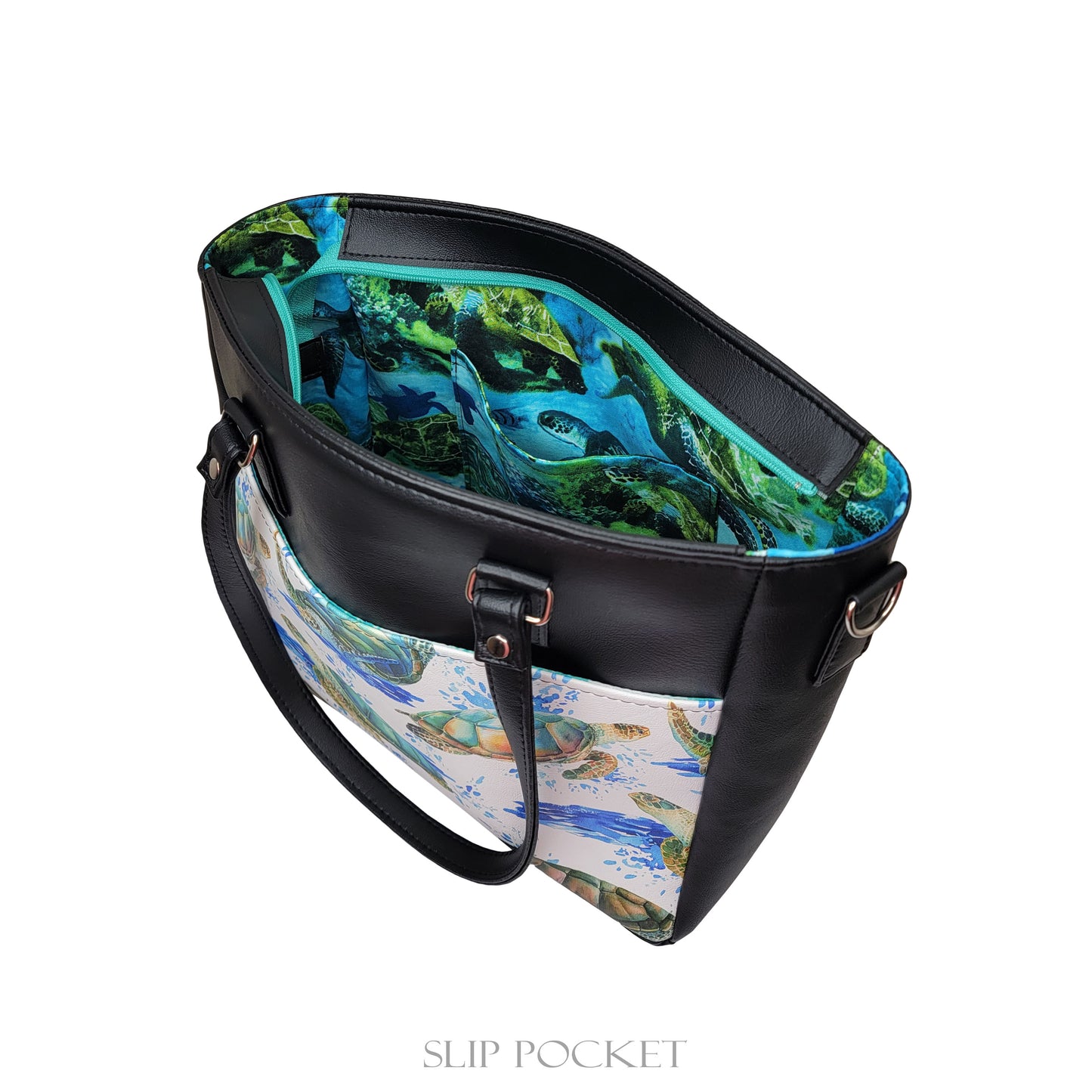 Sea Turtle Becca Handbag (black)