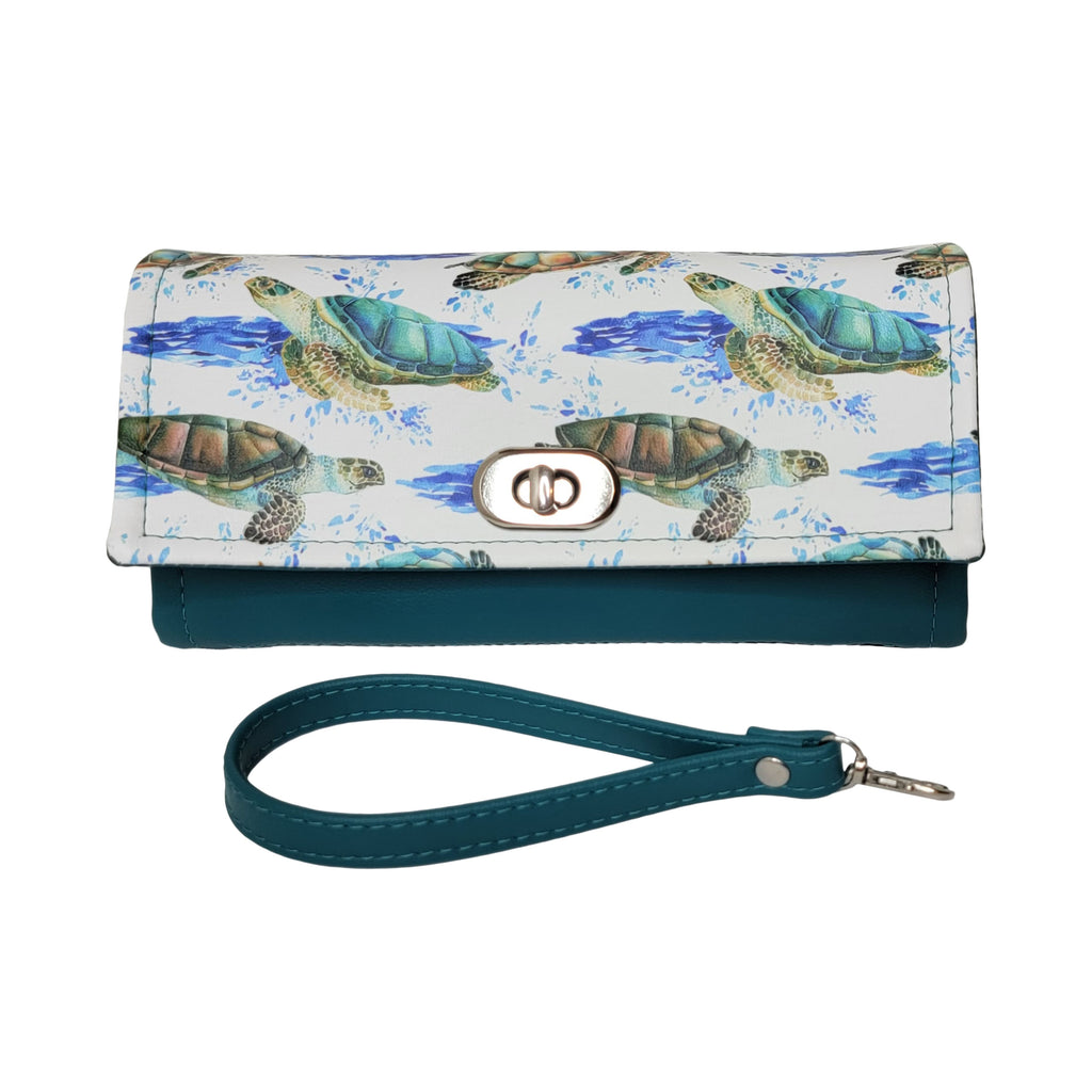 Sea Turtle Wallet (teal)