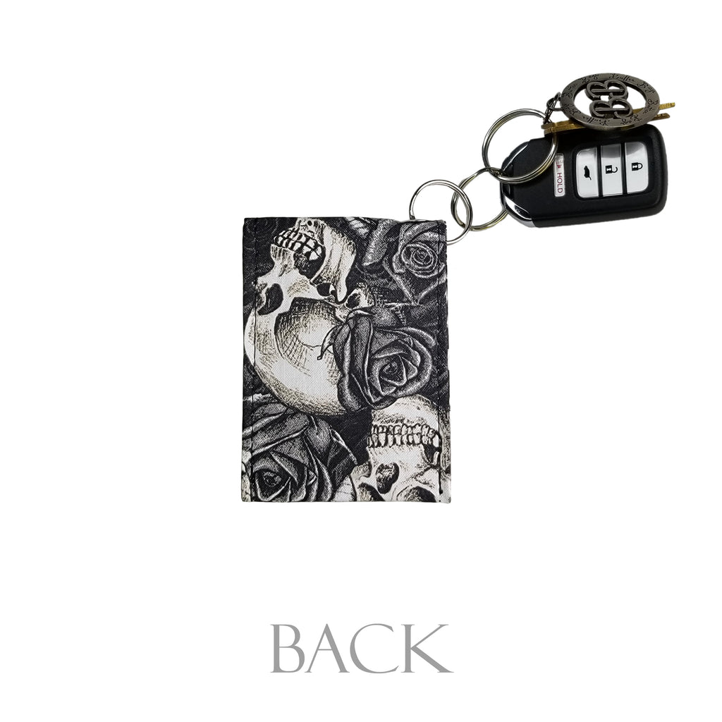 Skulls n' Roses Keychain Wallet