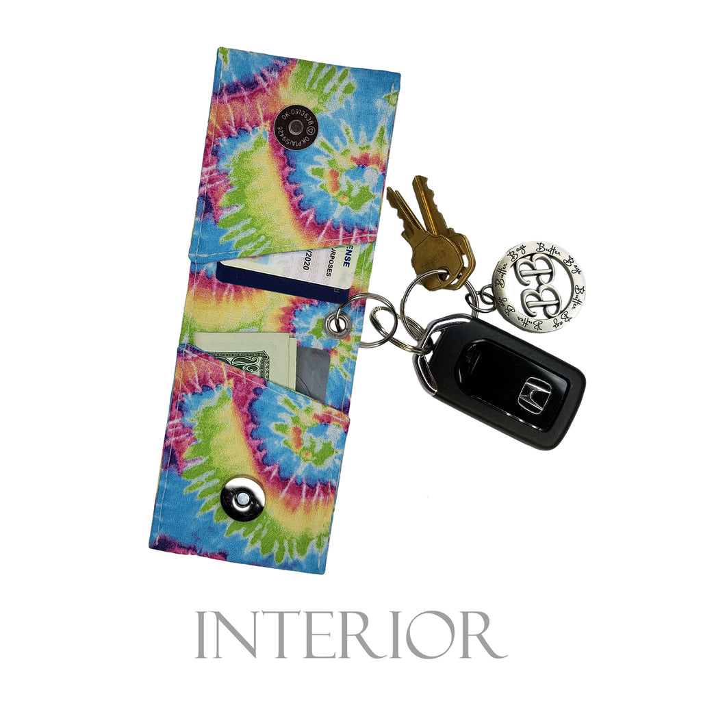 Tie Dye Keychain Wallet