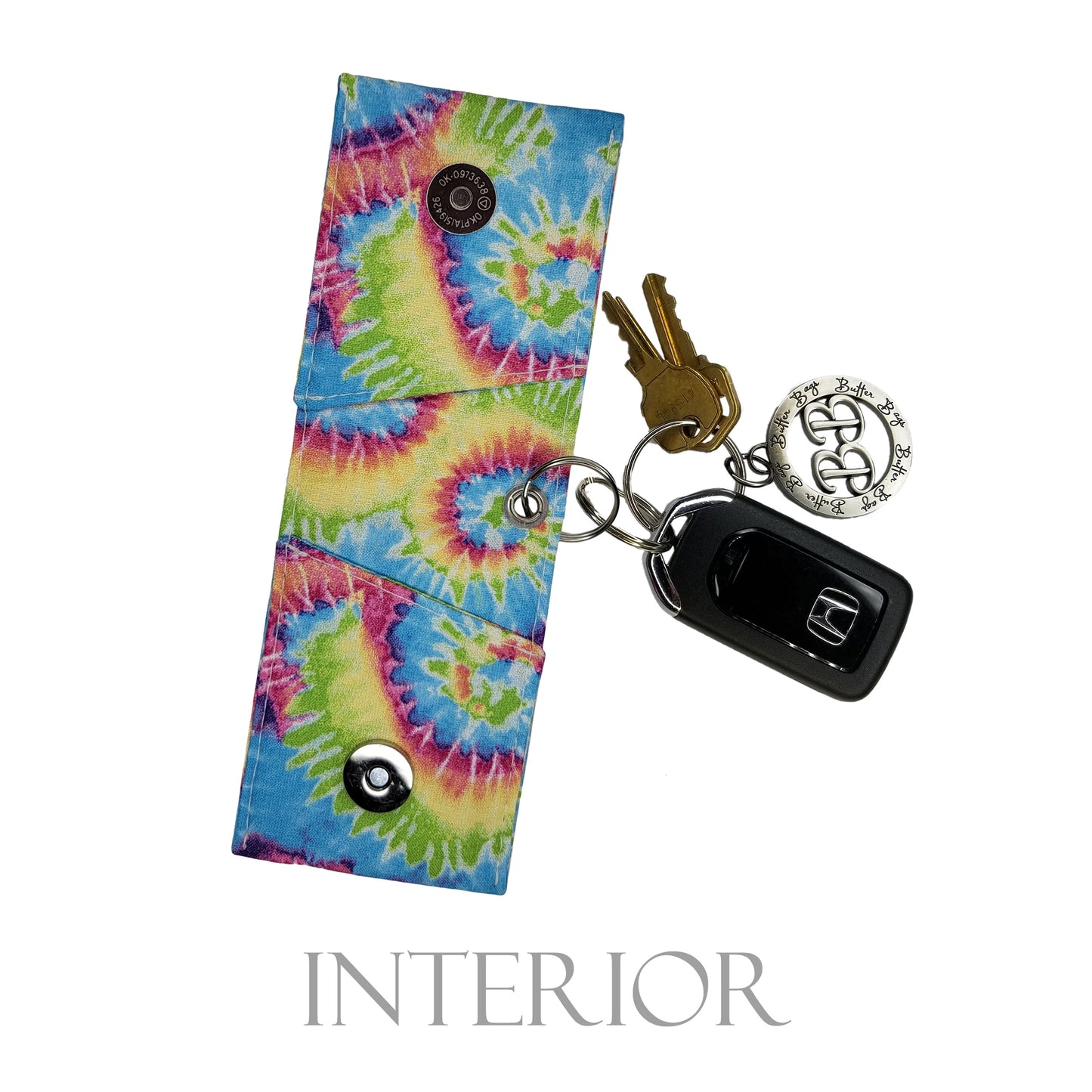 Tie Dye Keychain Wallet