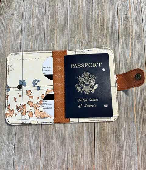'Are We There Yet' Passport Holder- Digital Pattern